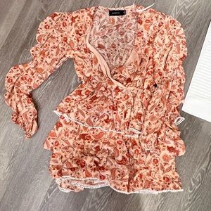 Mink pink mini dress